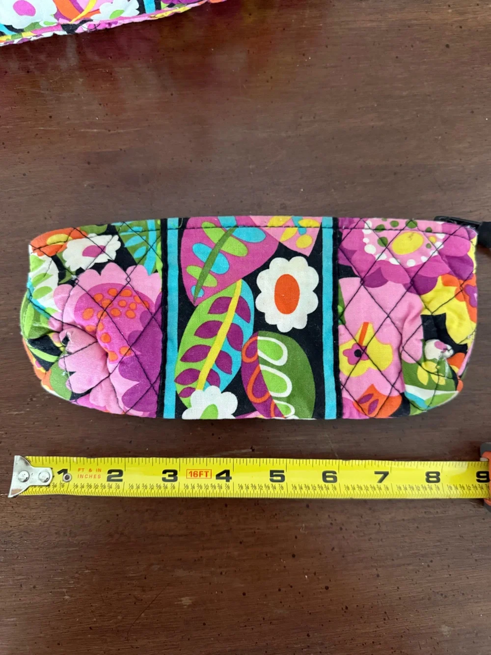 Vera Bradley quilted cosmetic